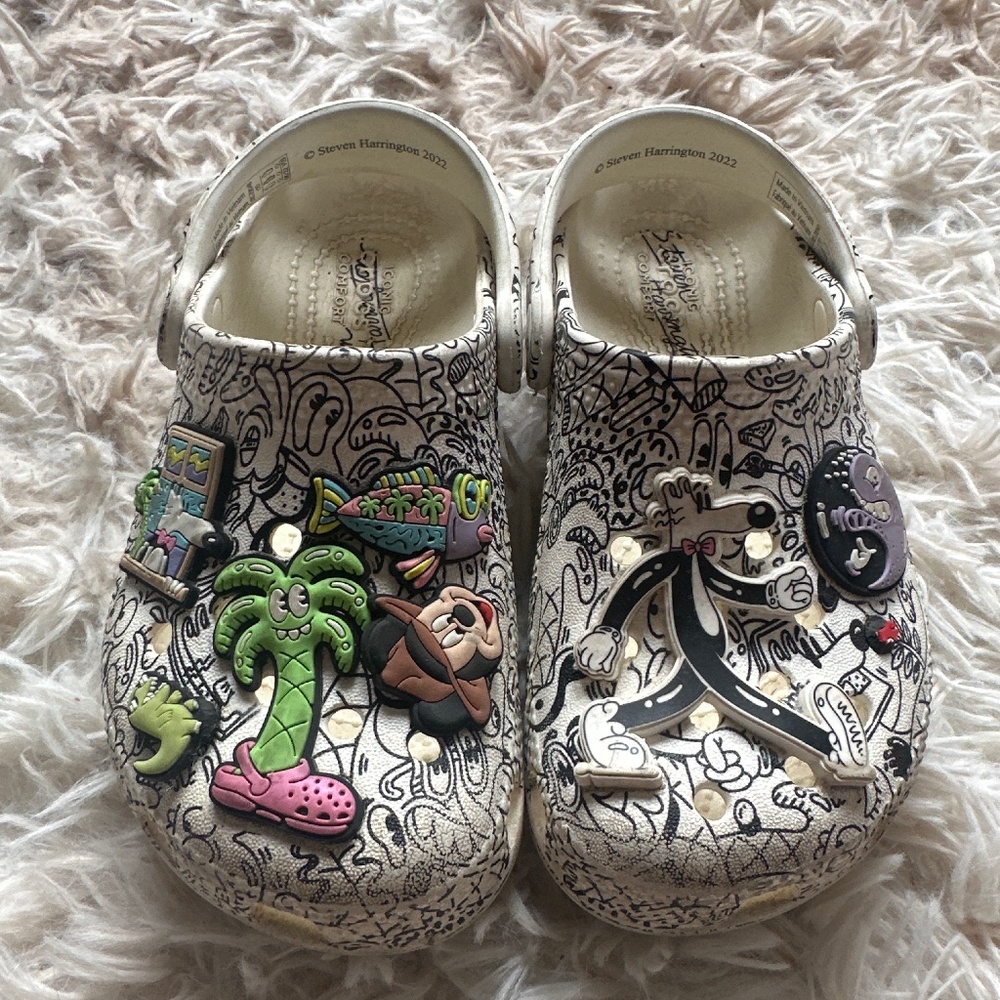 Crocs With Jibbitz Size 10 C Youth Toddler